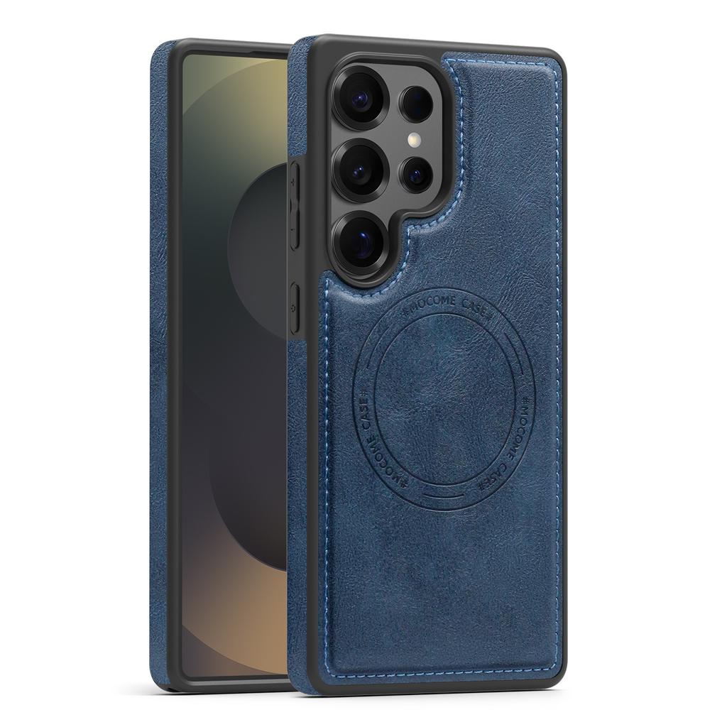 Suitable for S26ULTRA Product Shield 2-in-1 Magnetic Mobile Phone Case Side Sticker Leather S25 Mobile Phone Protective Case M1