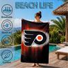 Flyers Team Logo Art Beach Towel, Super Soft Microfiber, Perfect Gift for Her/Him, Birthday, for Pool, Beach, Travel, Decor Beach Party