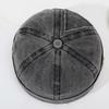 Vermieter Hut Verstellbare Metallschnalle Used Gewaschener Denim Hut Patchwork Stoff Street Hip-Hop Stil Unisex Kuppelkappe