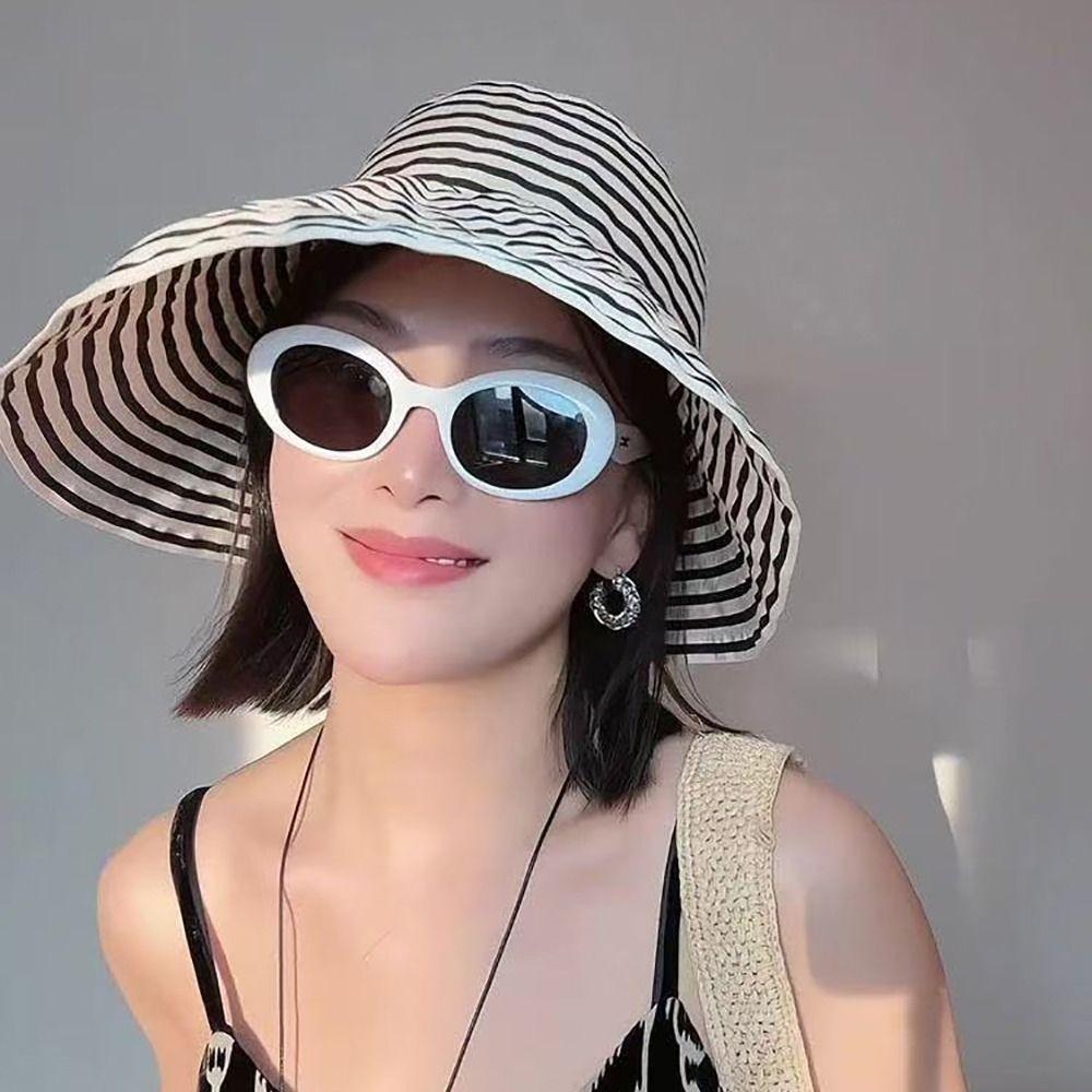 1Pcs Foldable Sun Cap Sunproof Sunscreen Basin Hat New Summer Hat  Women