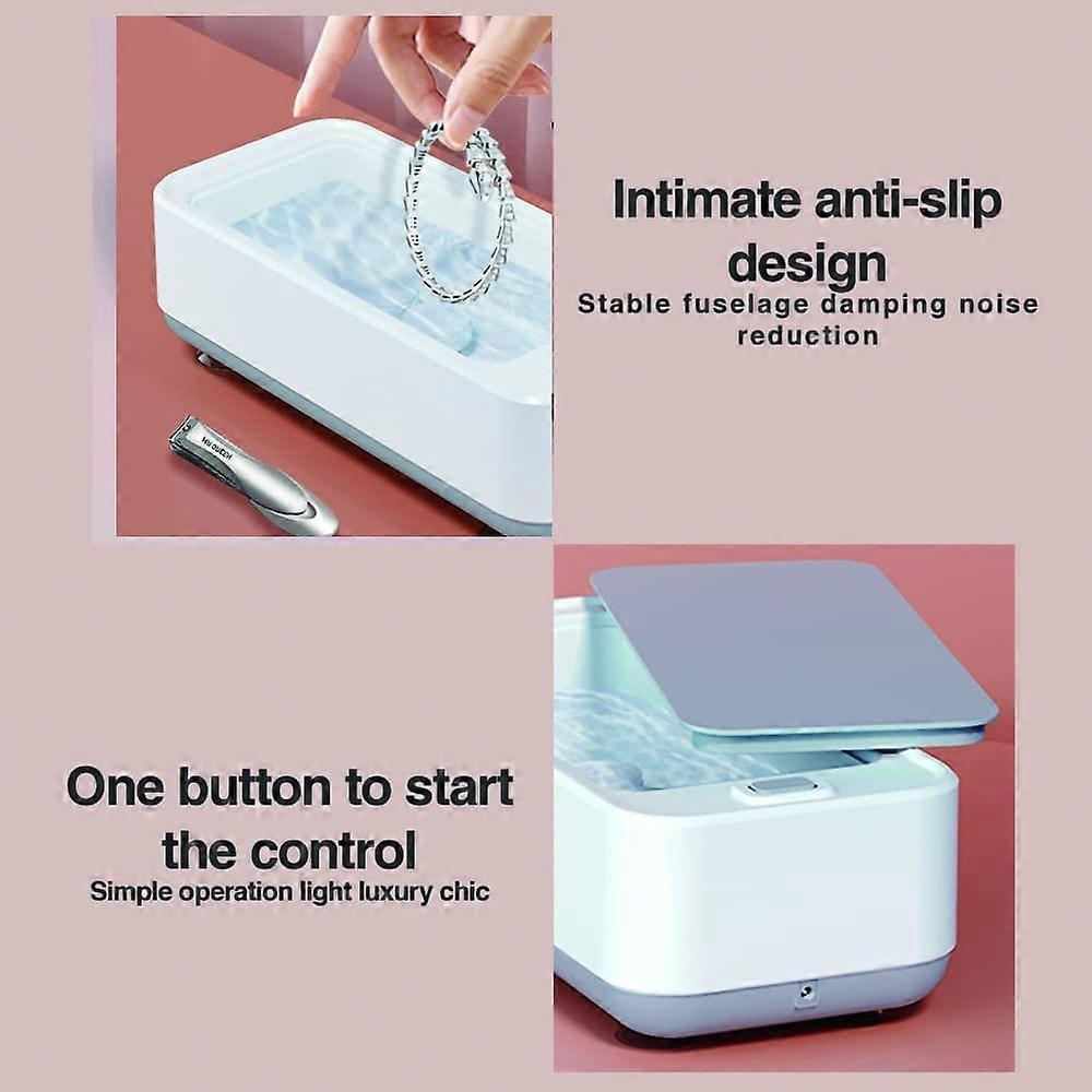 Professional ultrasonic jewelry cleaner for glasses, rings, coins, portable ultrasonic cleaner