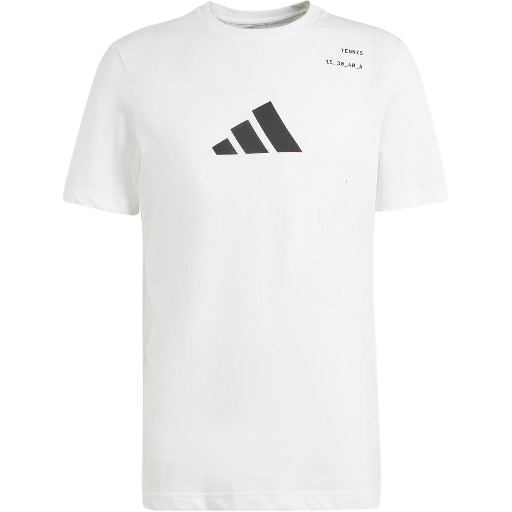 New Adidas Free Shipping With AdiClub Aeroready Tennis Category Graphic Tee IS2408