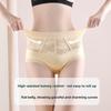 Women's Summer High End Light Luxury Sexy Lace Hips and Belly Without A Scratch Nude High Waist Briefs