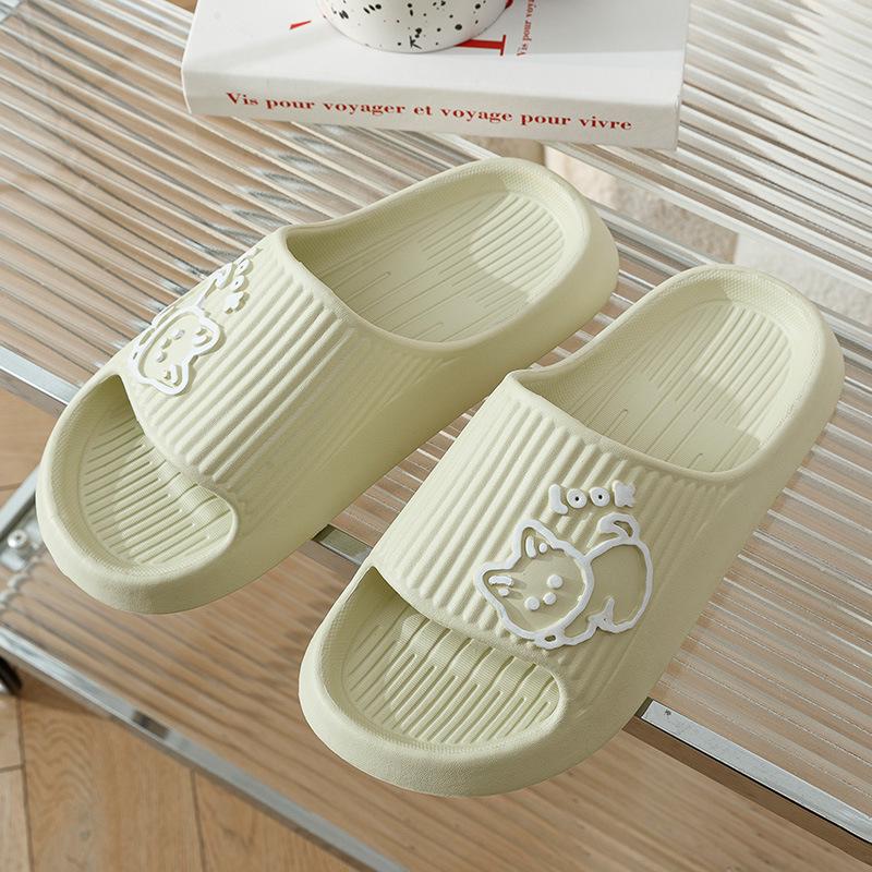 Cute EVA Non-Slip Indoor Slippers for Couples - Summer Sandals for Men & Women