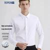ROMON Men's Business Formal Long-Sleeve Shirt