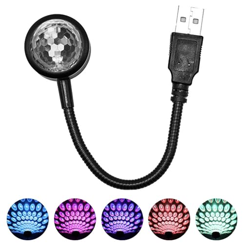 

Светодиодная подсветка для автомобиля PAVIKE [9 режимов] Автомобильный USB-светильник «Звездное небо» Автомобильный свет Автомобильный USB-светодиод Атмосфера в автомобиле Принадлежности для украшения автомобиля, Разноцветный и изменяемый,