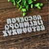 Alfabet Litery Metalowe Wykrojniki DIY Scrapbooking Papier Karty Szablon Szablon