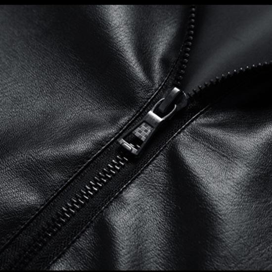 Jachetă din piele pentru bărbați, toamnă și iarnă, versiunea coreeană, tendință de slăbire, jachetă din piele de marcă, jachetă de baseball, îmbrăcăminte pentru bărbați