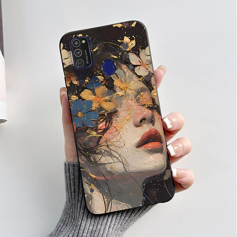 For Samsung Galaxy M21 M30S M31 M31s Case Soft Silicone Phone Back Cover For Samsung M31 M31S M30s M21 M 30 S Case Cartoon Funda