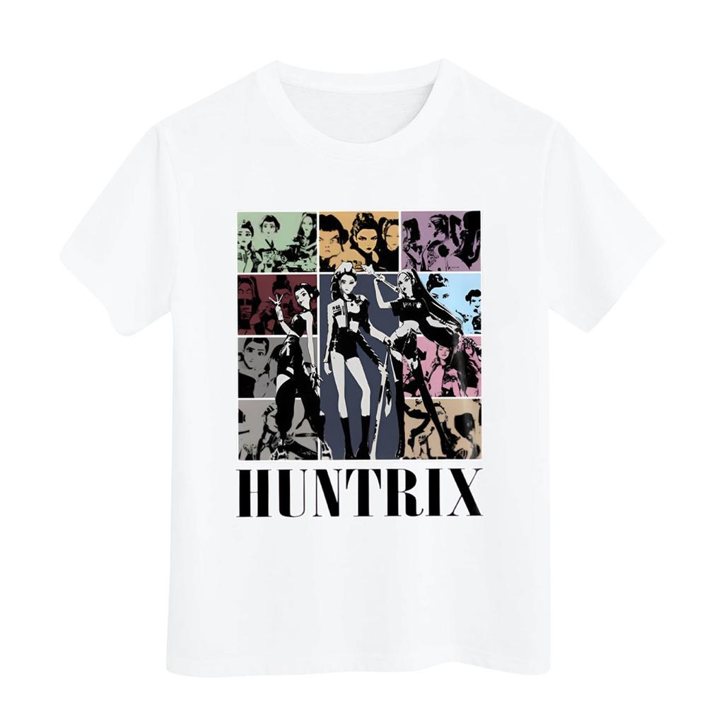 Boys Girls Round Neck Casual Printed Short-sleeved T-shirt Top