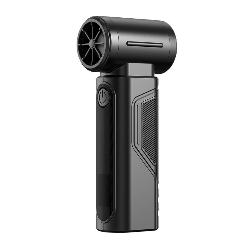 

S08 High-Speed Smart Handheld Fan with Digital Display - Outdoor & High-Capacity 54*55*157 mm чёрный