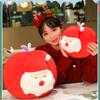 Plush Doll Santa Claus Decorative Cushion Christmas Kid Gifts Decor Home