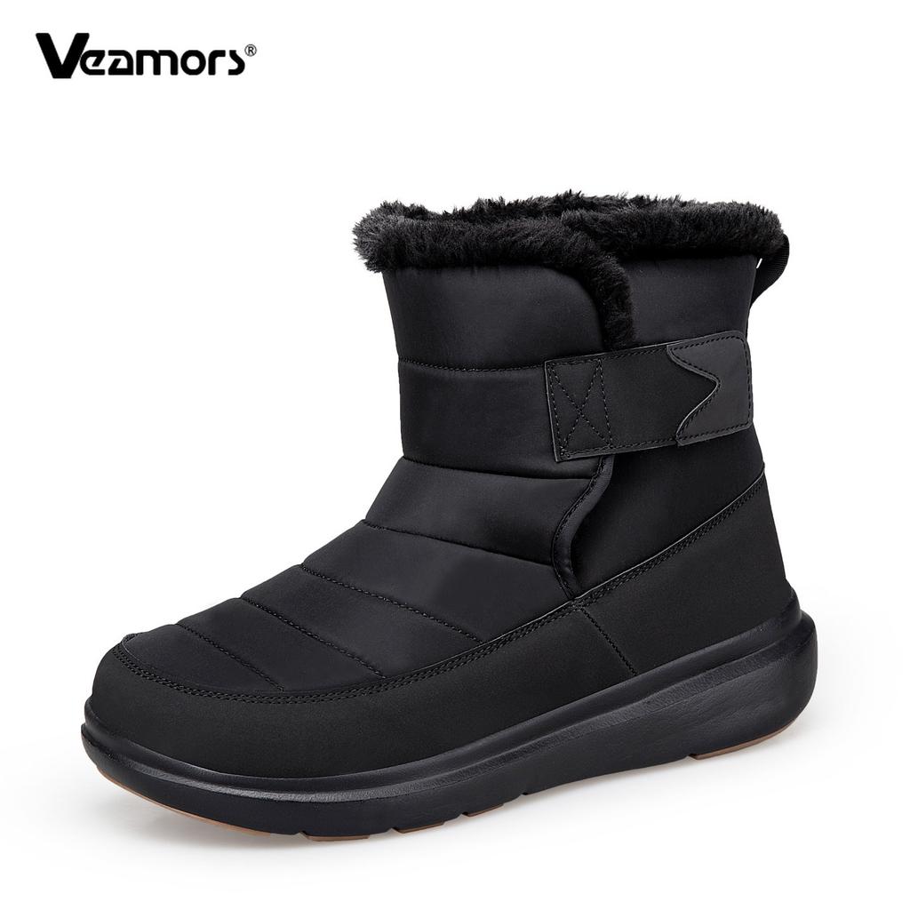 Plush Warm Women's Snow Boots Fashion High-top Cotton Shoes Anti-slip Walking Shoes Winter Hiking Outdoor Sneakers