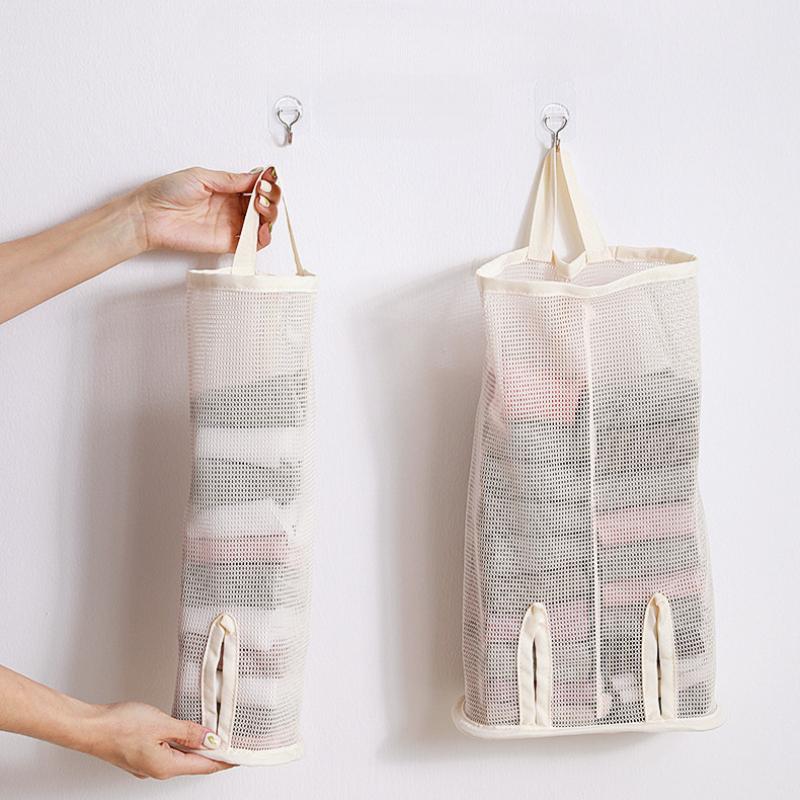 1/2pcs Single And Double Tube Socks, Underwear Storage Bag, Hanging Mesh Bag, Student Dormitory Wardrobe, Bra Storage Bag