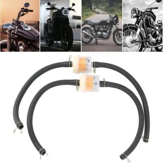 2Pcs Fuel Filter Line Snap Kit for Motocross ATV Beach Bike GY6 Skateboards Inline Fuel Filter Universal 6mm Inline Fuel Filter Fuel System Fittings7