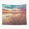 Ocean Sunset Tapestry Beach Wave Wall Hanging Tapestries Sky Cloud Scenery Tapestry  Home Decor for Bedroom Dorm Living Room