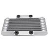 Motorcycle ATV Engine Oil Cooler for 125CC-250CC - Black/Silver