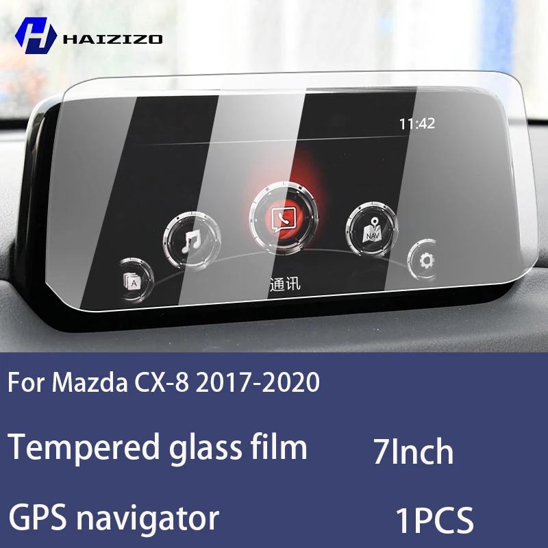 For Mazda CX-8 2017- Tempered Glass Car Navigation Screen Protector Film Dashboard Monitor Screen Protective Film Accessorie