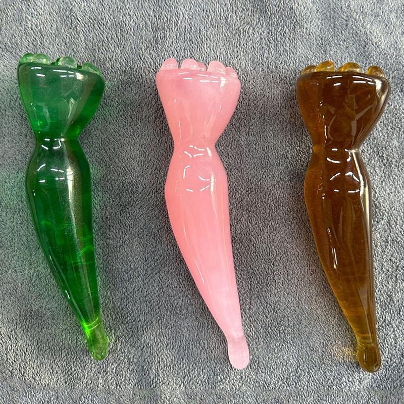 Gesichtsmassagegerät für Gesichts- und Kopfhautmassage, Meridianstimulation, Lifting-Punkte und Ganzkopf-Schaben