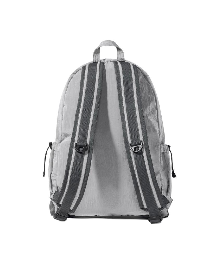 1993Studio Symbol Logo Nylon Track Backpack_Light Gray