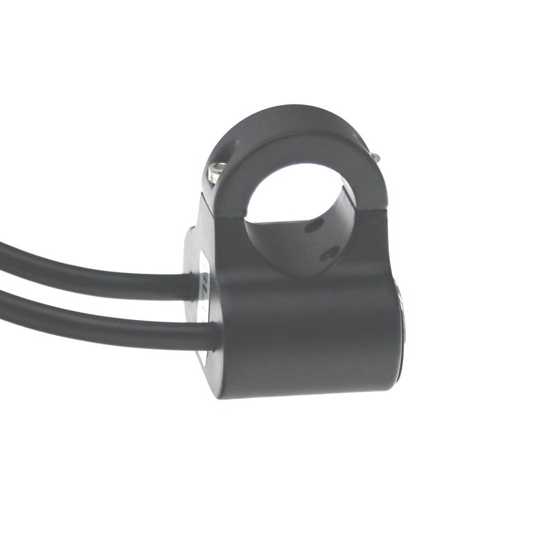 LMoDri Motorcycle Switches 22mm Handlebar Mount Switch Headlight Hazard Brake Fog Light ON-OFF Aluminum Alloy With Led