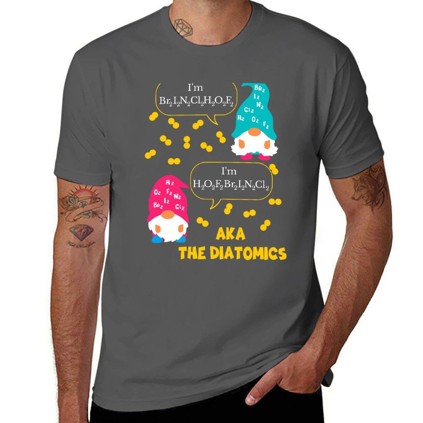 

Chemistry The Diatomic Molecules TShirt Basic Lightweight Short Sleeve Tee 4XL