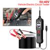 5V-40V Electrical System Tester Automotive Power Probe Kit LCD Display Resistance Voltage Tester Vehicle Electric Circuit Tester