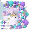 Macaron Color Cartoon Wedding Decoration Balloons Set