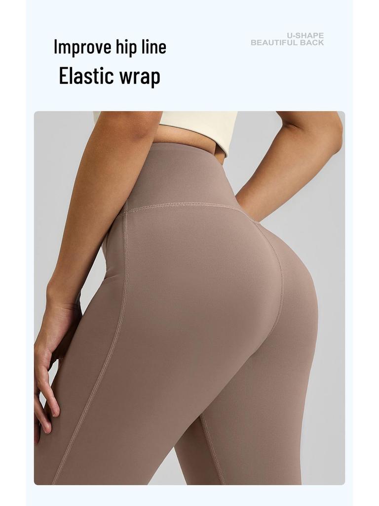 High-Waisted Slimming Color Block Sports Tank & Wide-Leg Yoga Pants Set for Women