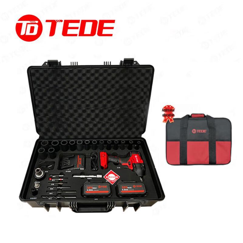 TEDE YD-5589 20V Cordless Brushless Impact Wrench Kit CN plug (adapter included)