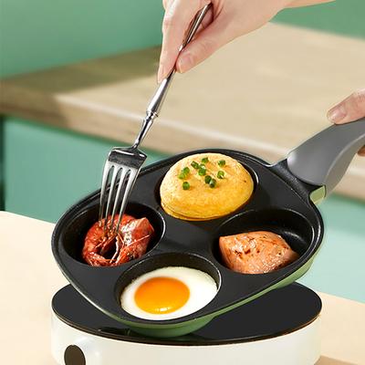 COOKER KING 4 Cups Fried Egg Pan Nonstick Aluminum Omelette Pancake Frying Pan