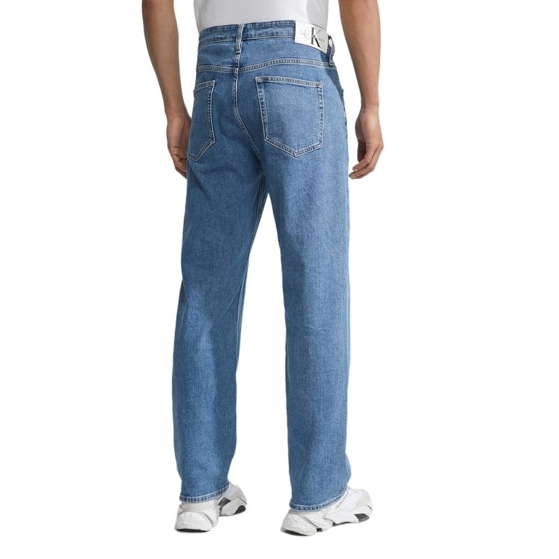 Calvin Klein SS23 90 Jeans Men's Blue Moderate Straight Fit Pants J323131-1A4