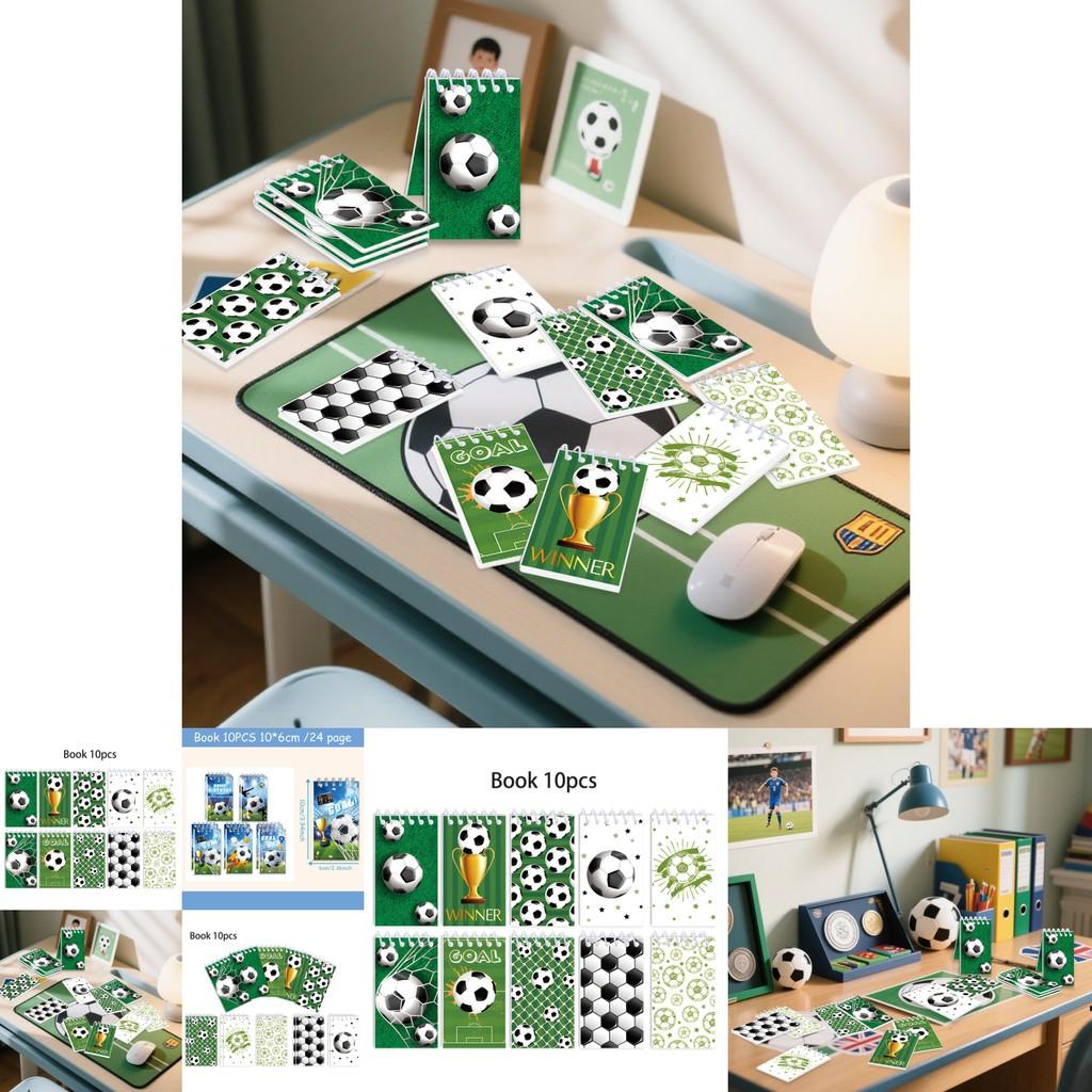 Football World Cup Childrens Notebooks Set With Paper Material For Party Decor And Learning Activities