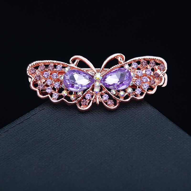 Hair Accessories Rhinestone Bow Hair Clip, Adult Pearl Horizontal Clip, Ponytail Clip, Top Clip, Spring Clip, Small Pearl Hair Clip