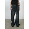 Lange Hosen Vielseitige Vintage Gallery Wash Gebogene Klinge Jeans Herren Lockere Gerade Weitbeinjeans Vielseitige Herren Wischhosen Hosen