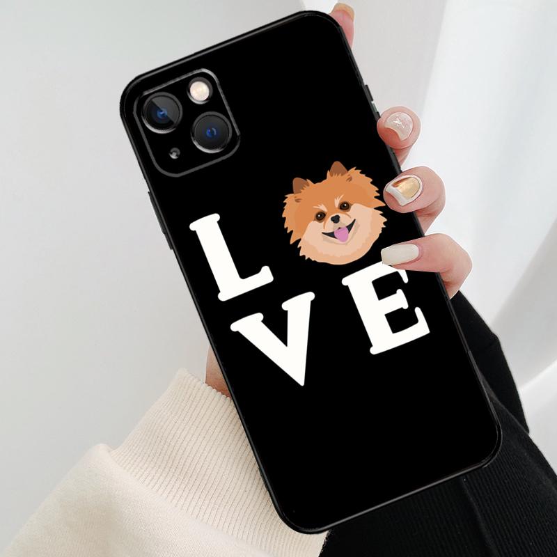 Pomeranian Dog Phone Case For iPhone 17 Pro Max 16 15 11 13 12 14 Pro Max Mini 15 16 Plus 16e 17 Air Cover