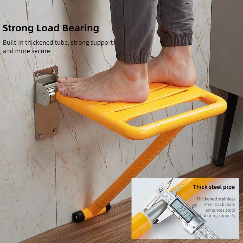 Bathroom Household Elderly Safety Wall Chair Disabled Accessibility Shower Chair Foldable Shower Stool
