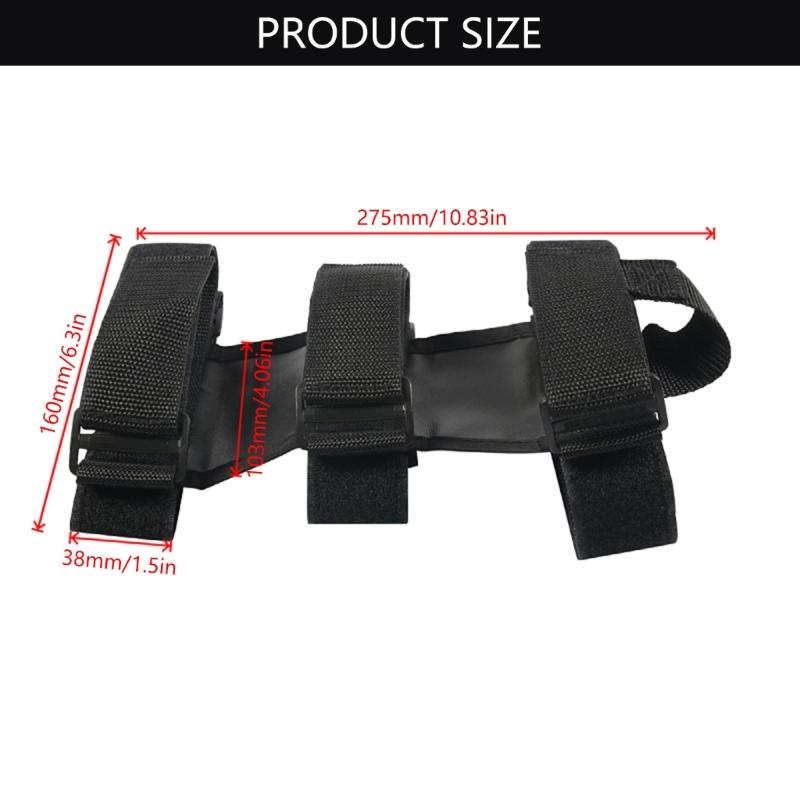 Roll Rod Fire Extinguishers Holder for 2.5-3.5LB Fire Extinguishers,for Car Adjustable Fire Extinguishers Mount Strap