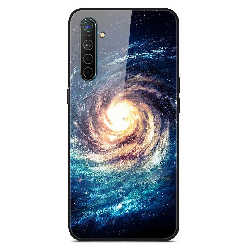 For OPPO Realme XT Tempered Glass Case Soft Bumper Hard Funda For OPPO Realme 6 Pro Realme X2 XT Phone Case Realme6 Back Cover