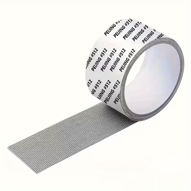 Screen Repair Kit Window and Door Repair Mesh Prevents Mosquitoes and Other Insects From Entering Homes and Offices 5 Cm X 250 Cm 1PC чёрный
