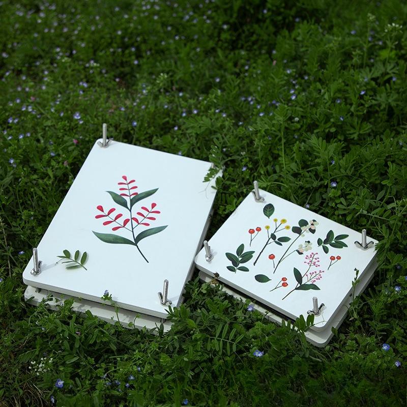 Dried Flower Embossing Device, Herbarium Making Tool, Handmade Flowers, Fruit Slices, Dried Leaves, Flower Board DIY