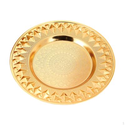 Decorative Serving Tray Afternoon Tea Pastry Fashion Fruit Dessert Storage Platter for