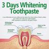 3 Days Whitening Toothpaste, Clean Mouth Odor To Yellow Tartar Haun White Teeth Gum Toothpaste