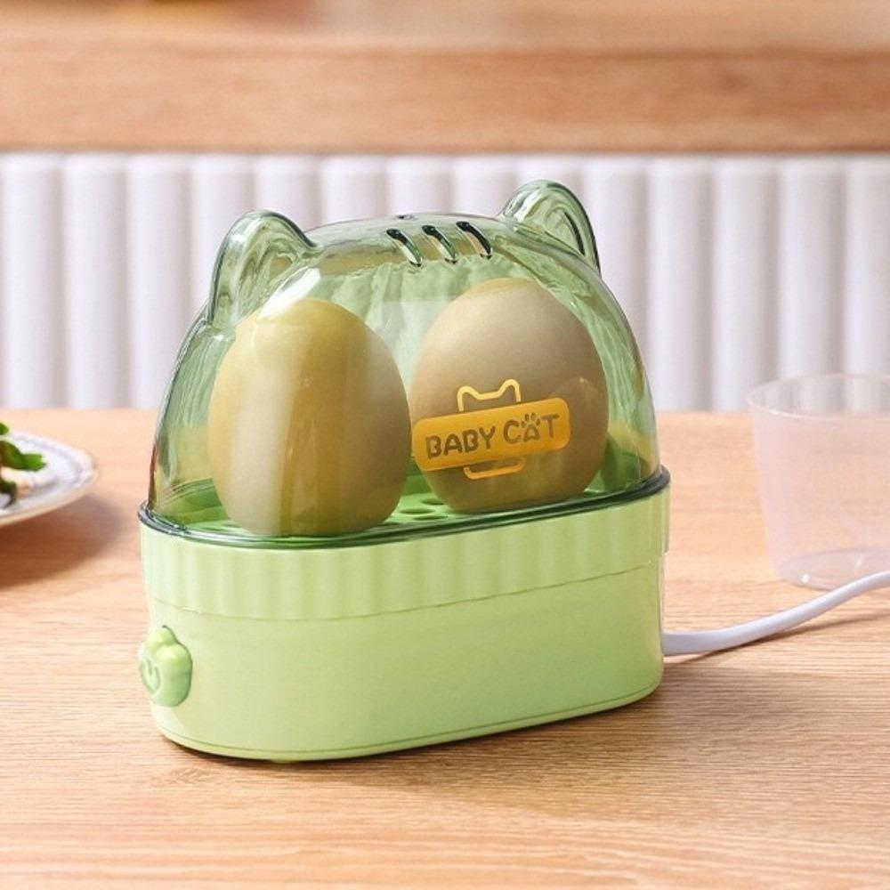 Timed Electric Egg Boiler Cat Egg Heater Portable Egg Cooker Dormitory