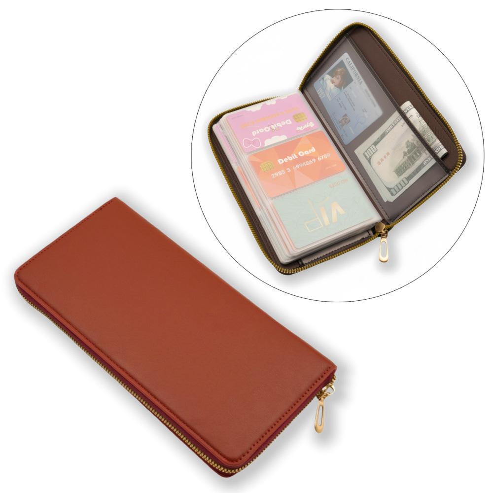 Multifunctional Passbook & Card Organizer with Coin Holder