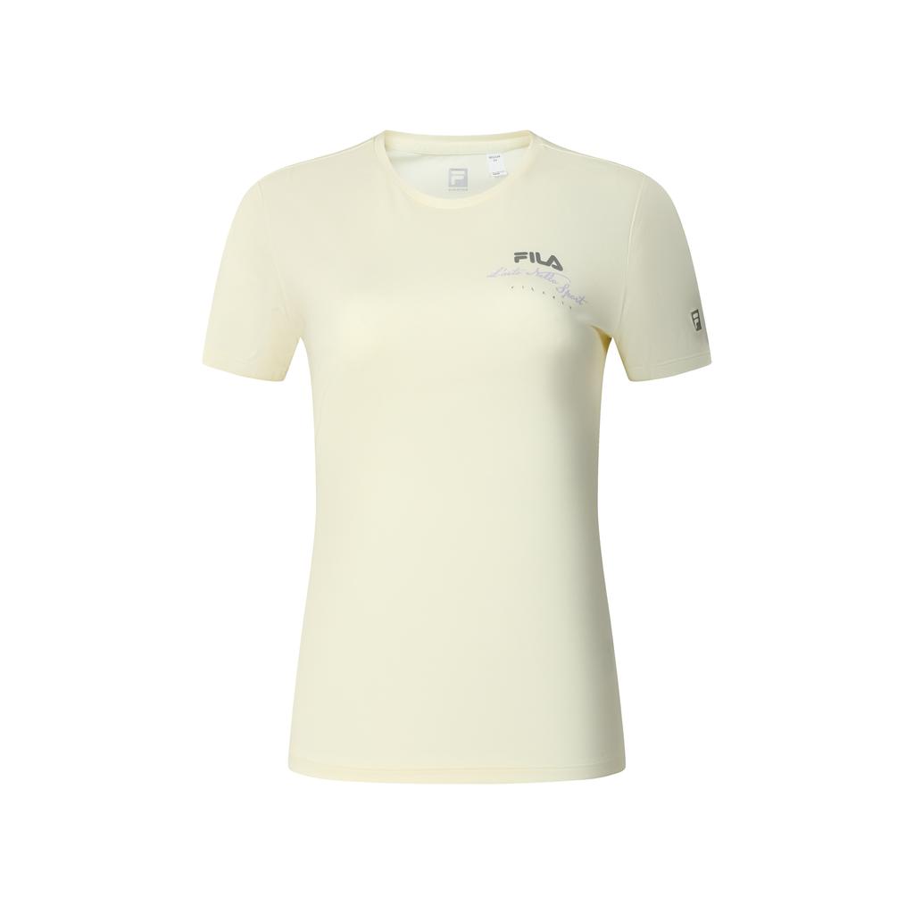 New FILA T Shirts Women's Light Yellow A11W421115FYE