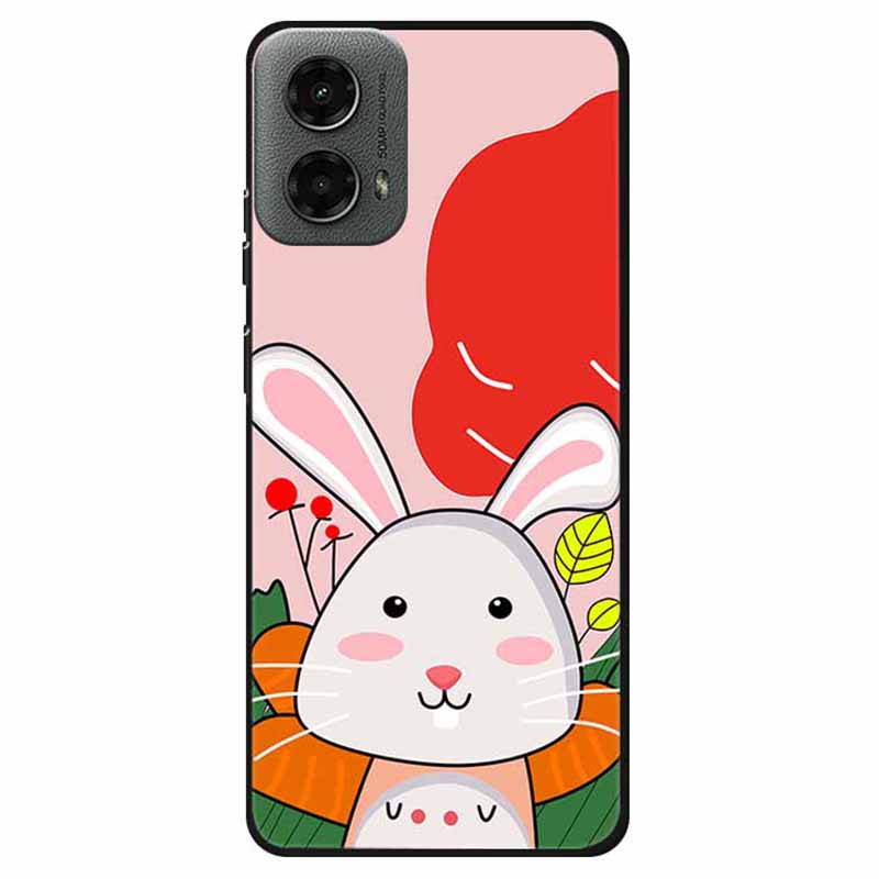 Dla Motoroli Moto G 5G (2024) Etui Miękkie TPU Wzór Telefon Pokrowiec