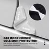 SHEJ3 Car Door Corner Bumper Guards Triangle Decals Scratch Protection For BMW M 1 3 4 5 6 7 Series M3 M6 F01 F02E34 E36 E70 F10 X6 X1