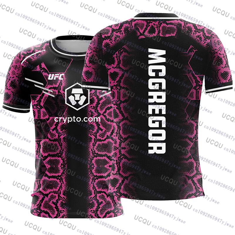 ETST 03 UFC 2025 Nieuwe Mode Conor McGregor Mixed Martial Art T-shirt 3D Print Korte Mouw Vechten Tops Vintage Sportkleding MMA Jersey 6XL