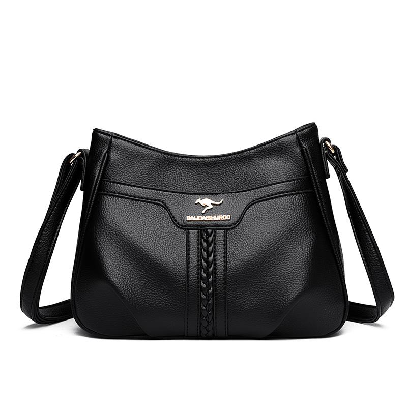 Einfache Retro Damen Schultertasche, Lässige Umhängetasche, Modische Damen Schultertasche, Geeignet für Alltag, Shopping, Pendeln